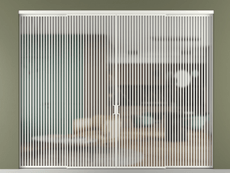 Перегородка Формато внутри проёма 4 створки