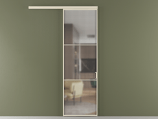 Перегородка Formato вдоль стены одностворчатая