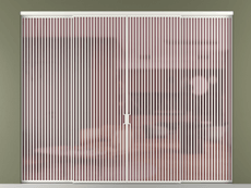 Перегородка Formato внутри проёма 4 створки