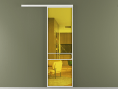 Перегородка Формато вдоль стены 1 створка