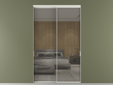 Перегородка Formato внутри проёма 2 створки