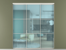 Перегородка Формато внутри проёма 3 створки