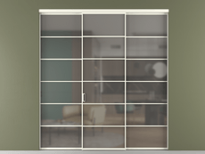 Перегородка Формато внутри проёма 3 створки