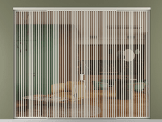 Перегородка Формато внутри проёма 4 створки