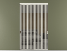 Перегородка Формато внутри проёма 2 створки