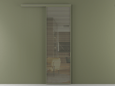 Перегородка Формато вдоль стены 1 створка