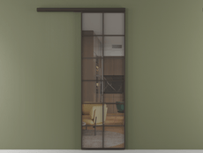 Перегородка Формато вдоль стены 1 створка