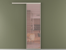 Перегородка Формато вдоль стены 1 створка