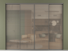 Перегородка Формато внутри проёма 4 створки