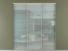 Перегородка Формато внутри проёма 3 створки