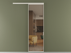 Перегородка Формато вдоль стены 1 створка