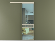 Перегородка Formato вдоль стены одностворчатая