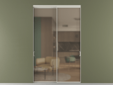 Перегородка Формато внутри проёма 2 створки