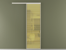 Перегородка Формато вдоль стены 1 створка