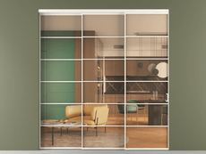 Перегородка Formato внутри проёма телескопик синхро 2