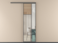 Перегородка Мозаик вдоль стены 1 створка