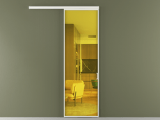 Перегородка Формато вдоль стены 1 створка