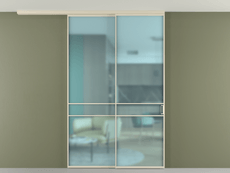 Перегородка Formato вдоль стены на потолок телескопик синхро 2