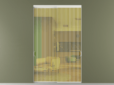 Перегородка Formato внутри проёма двустворчатая