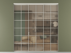 Перегородка Формато внутри проёма 3 створки