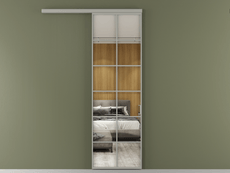 Перегородка Формато вдоль стены 1 створка