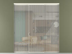 Перегородка Формато внутри проёма 3 створки