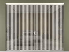 Перегородка Формато внутри проёма 4 створки