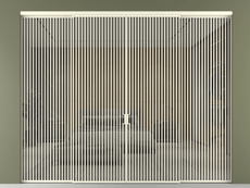 Перегородка Формато внутри проёма 4 створки