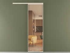 Перегородка Formato вдоль стены одностворчатая