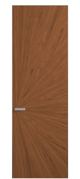 Дверь межкомнатная 0206 ОМДМР Орех медный матовый. Цвет Орех медный матовый рифт. Материал Радиальный шпон Naturwood. Коллекция Rift. Картинка.