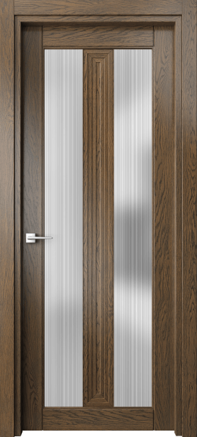 Дверь межкомнатная 6122 ДСЕ ДОЖДЬ. Цвет Дуб серый. Материал Массив дуба. Коллекция Ego. Картинка.