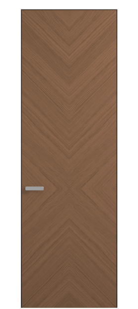 Дверь межкомнатная 0205 ДСРМР Дуб серый матовый. Цвет Дуб серый матовый рифт. Материал Радиальный шпон Naturwood. Коллекция Rift. Картинка.