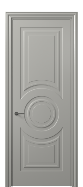 Дверь межкомнатная 8461 МНСР. Цвет Матовый нейтральный серый. Материал Гладкая эмаль. Коллекция Mascot. Картинка.