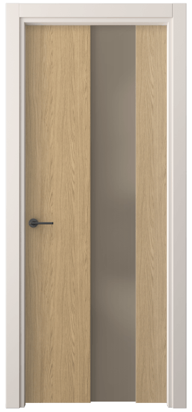 Дверь межкомнатная 4226 ЖМД БР САТ. Цвет Жемчужный дуб. Материал Ламинатин. Коллекция Freedom. Картинка.