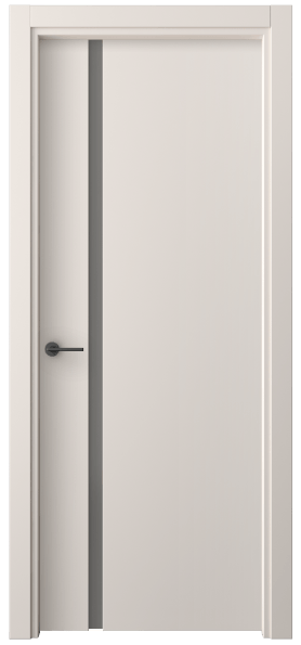 Дверь межкомнатная 4222 ПЭТБ СЕР САТ. Цвет ПЭТ тёплый-белый. Материал ПЭТ. Коллекция Фридом. Картинка.