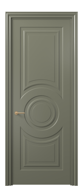 Дверь межкомнатная 8461 МОТ. Цвет Матовый оливковый тёмный. Материал Гладкая эмаль. Коллекция Mascot. Картинка.