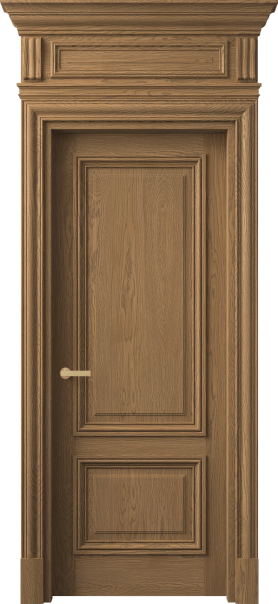 Дверь межкомнатная 7303 ДМС.М. Цвет Дуб мускатный матовый. Материал Массив дуба матовый. Коллекция Antique. Картинка.