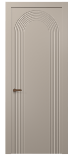 Дверь межкомнатная 8648 МБСК. Цвет Матовый бисквитный. Материал Гладкая эмаль. Коллекция Alba. Картинка.