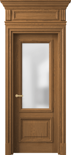 Дверь межкомнатная 7302 ДПР.М САТ. Цвет Дуб пряный матовый. Материал Массив дуба матовый. Коллекция Antique. Картинка.