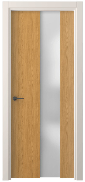 Дверь межкомнатная 4226 ВНД САТ. Цвет Ванильный дуб. Материал Ламинатин. Коллекция Freedom. Картинка.