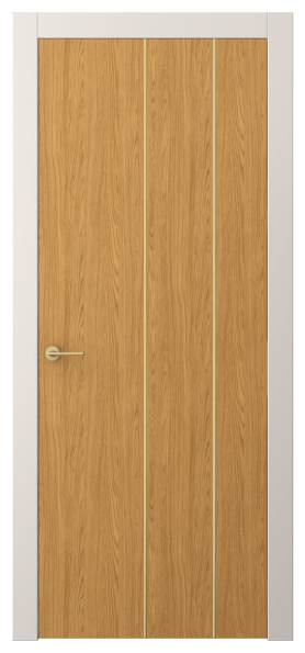 Дверь межкомнатная АКП 4205 ВНД Ванильный дуб. Цвет Ванильный дуб. Материал Ламинатин. Коллекция Freedom. Картинка.