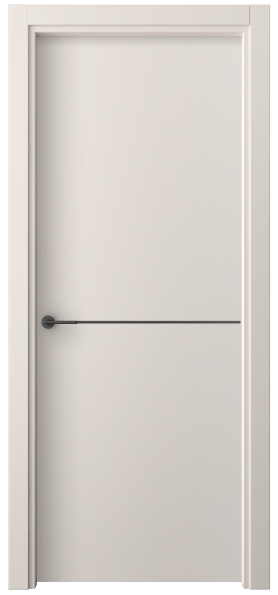 Дверь межкомнатная 4207 ПЭТБ. Цвет ПЭТ тёплый-белый. Материал ПЭТ. Коллекция Freedom. Картинка.