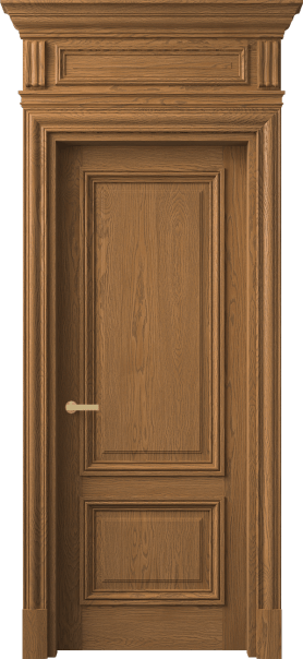 Дверь межкомнатная 7303 ДПР.М. Цвет Дуб пряный матовый. Материал Массив дуба матовый. Коллекция Антик. Картинка.