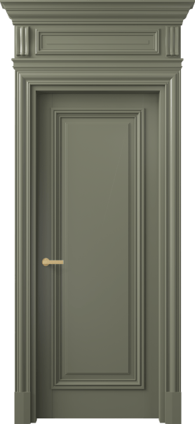Дверь межкомнатная 7301 БОТ. Цвет Бук оливковый тёмный. Материал Массив бука эмаль. Коллекция Antique. Картинка.
